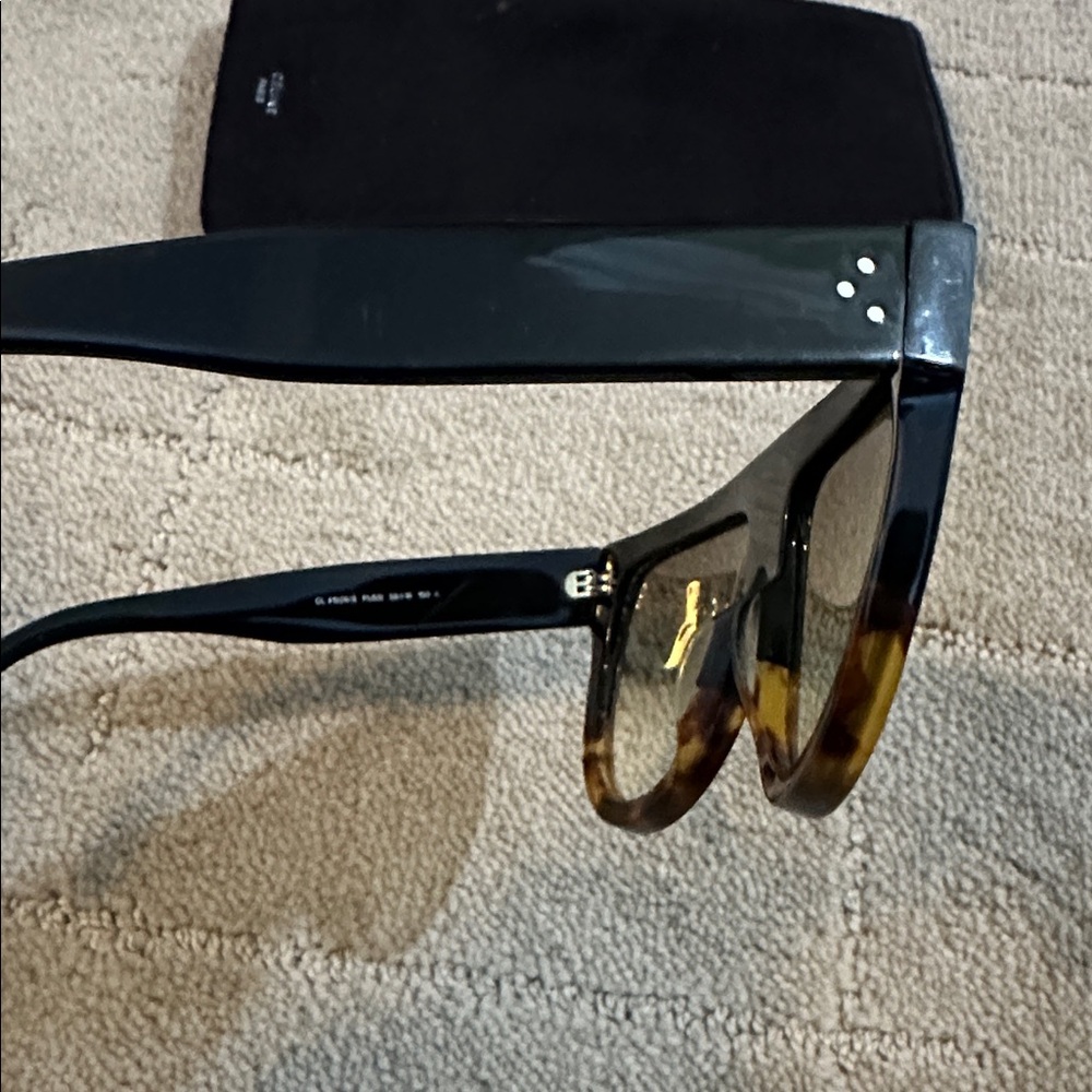 Celine Black and Brown Sunglasses - Picture 3 of 8